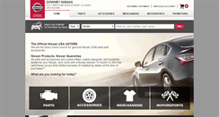 Desktop Screenshot of downeynissanparts.com